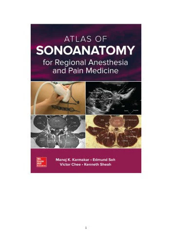 Atlas of Sonoanatomy for Regional Anesthesia & Pain Medicine