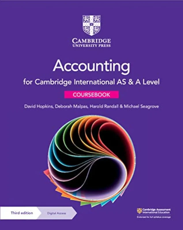 Cambridge Accounting International AS & A Level Coursebook 3rd Edition