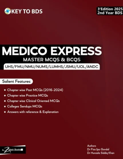 Key To BDS Medico Express 2nd Year BDS Master MCQs & BCQs 3rd Edition