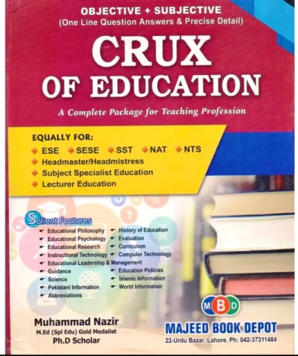 CRUX of Education – A Complete Package for tracking professsion