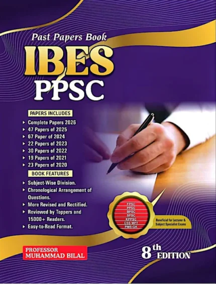 IBES Past Paper Book for PPSC 8th Edition