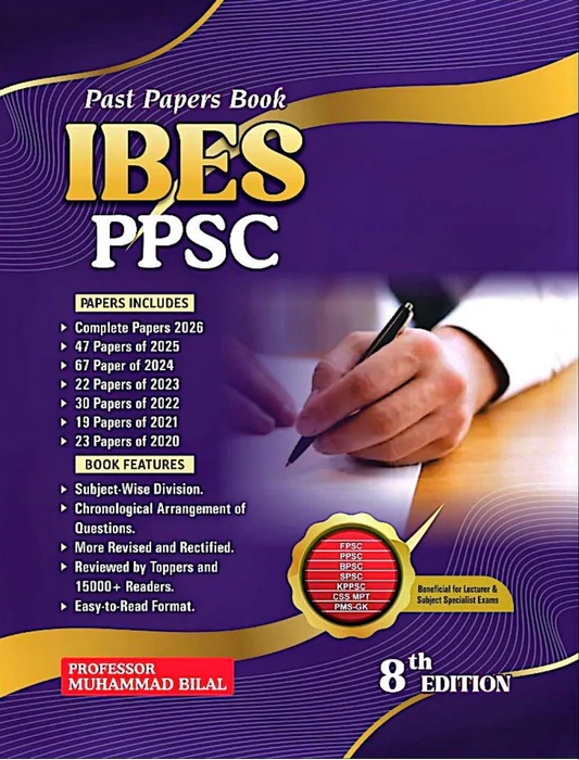 IBES Past Paper Book for PPSC 8th Edition IBES Past Paper Book for PPSC 8th Edition