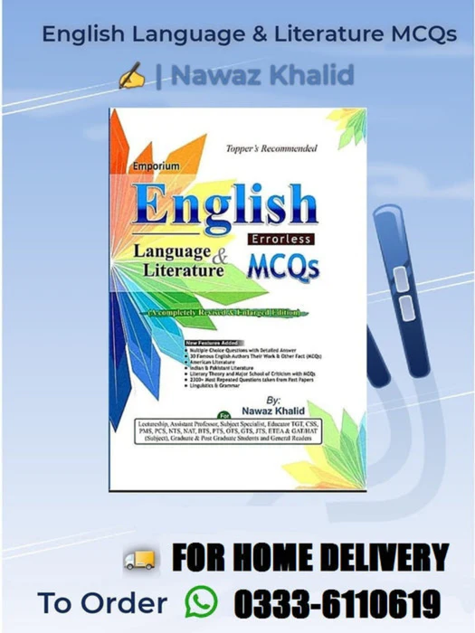 Errorless English Language & Literature MCQs Errorless English Language & Literature MCQs