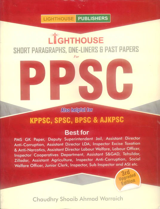 Lighthouse PPSC Short Notes One Liners and Past Papers Lighthouse PPSC Short Notes One Liners and Past Papers