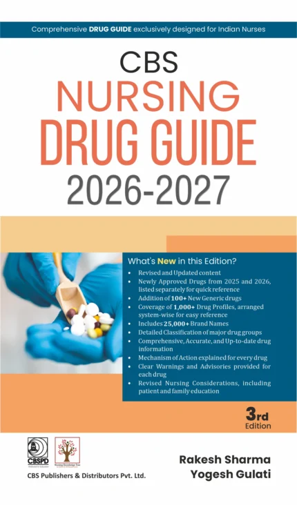 CBS Nursing Drug Guide 2026–2027 3rd Edition Premium Multicolor Matte Print