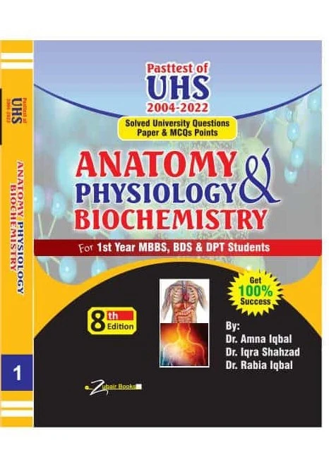 Pasttest Of UHS 1st Year MBBS Solved Papers Anatomy Physiology & Biochemistry Pasttest Of UHS 1st Year MBBS Solved Papers Anatomy Physiology & Biochemistry