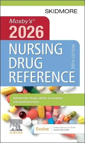 Mosby's 2026 Nursing Drug Reference 39th Edition Premium Multicolor Matte Print Mosby's 2026 Nursing Drug Reference 39th Edition Premium Multicolor Matte Print