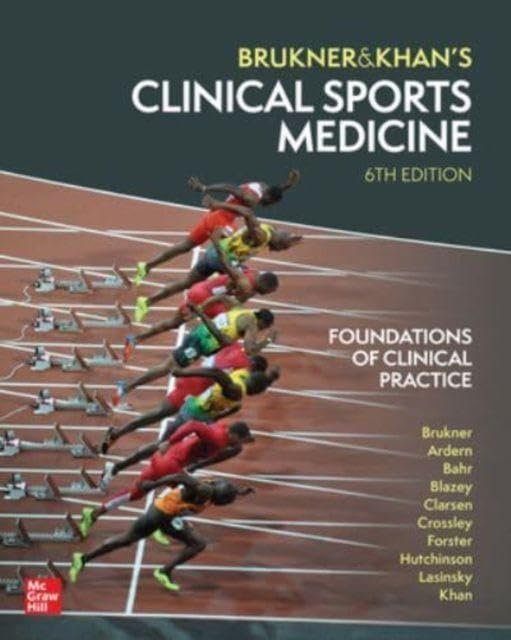 Clinical Sports Medicine 6th Edition 2026 Premium Multicolor Matte Print Clinical Sports Medicine 6th Edition 2026 Premium Multicolor Matte Print