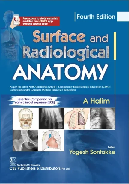 Surface and Radiological Anatomy 4th Edition 2026 Premium Multicolor Matte Print