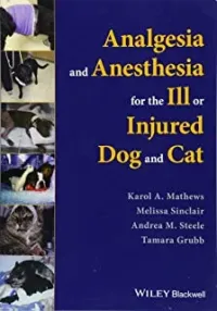 Analgesia and anesthesia for the ill or injured dog and Cat Analgesia and anesthesia for the ill or injured dog and Cat