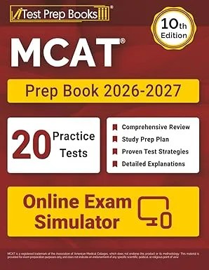 MCAT Prep Book 2026-2027: 20 Full-Length Practice Tests