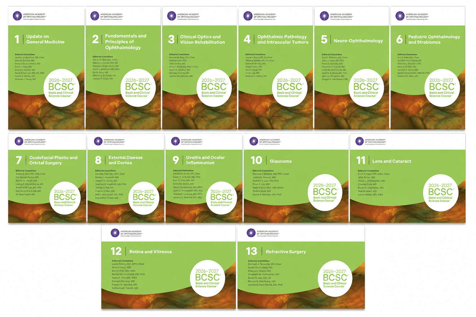 Basic and Clinical Science Course (BCSC) 2026–2027 Complete Set – 13 Volumes Basic and Clinical Science Course (BCSC) 2026–2027 Complete Set – 13 Volumes